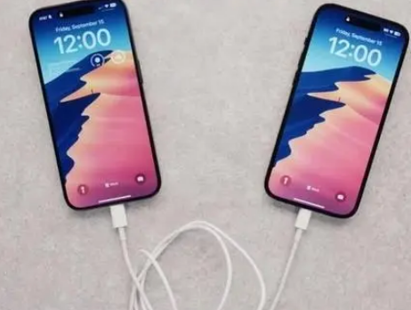 德保苹果15维修店分享iPhone15可以给安卓充电吗 